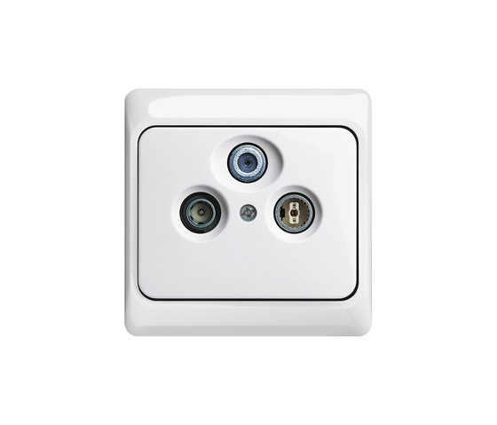 Satellite Co-Axial Socket Outlet | Systèmes radio | Busch-Jaeger