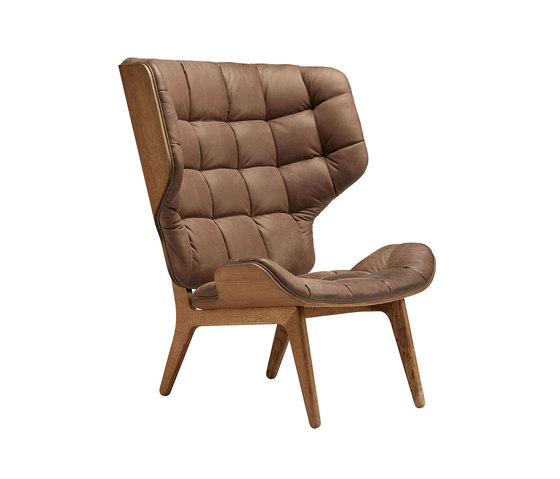 Mammoth Chair, Smoked Oak / Vintage Leather Dark Brown 21001 | Poltrone | NORR11