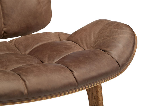 Mammoth Chair, Smoked Oak / Vintage Leather Dark Brown 21001 | Fauteuils | NORR11