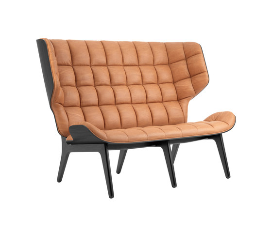 Mammoth Sofa, Black / Vintage Leather Cognac 21000 | Sofas | NORR11