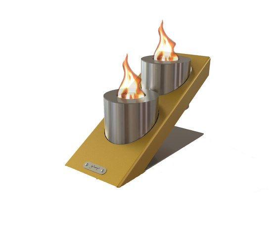 Oblique | Tabletop Double | Ventless fires | GlammFire