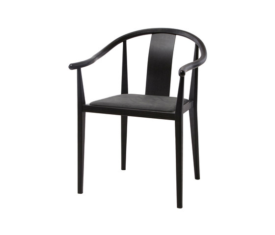 Shanghai Dining Chair, Black - Vintage Leather Anthracite | Chaises | NORR11