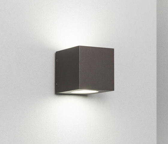 Cube XL frosted duo grey | Lámparas exteriores de pared | Dexter