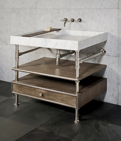 Ventus Bath Console With Storage | Lavabos | Stone Forest