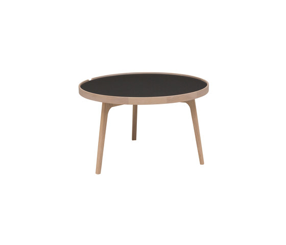 Racquet sofatable round 80cm oak blonde | Coffee tables | Hans K