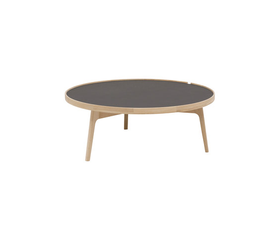 Racquet sofatable round 105cm oak blonde | Coffee tables | Hans K