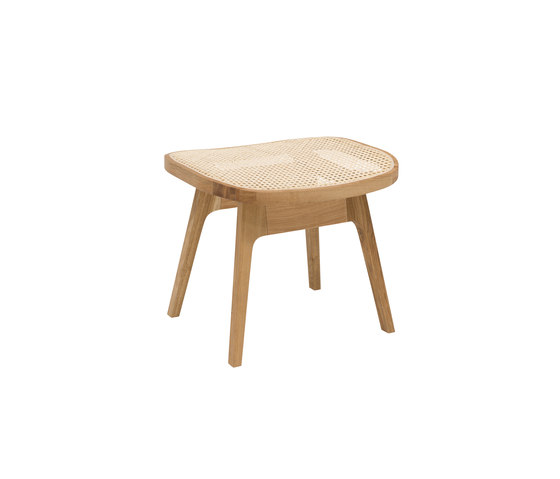Racquet footstool oak oiled | Sgabelli | Hans K