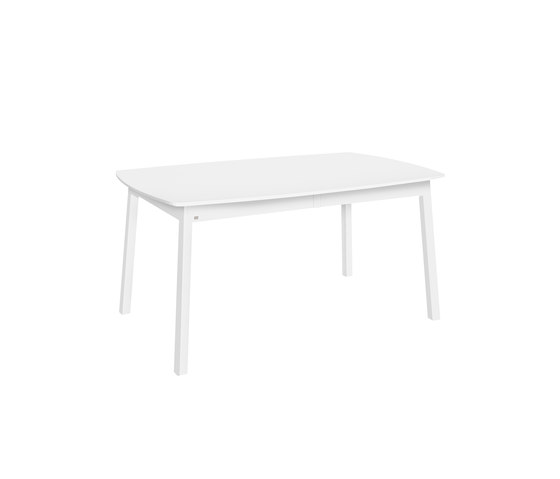 Verona table ellipse 160(48+48)x102cm white | Tavoli pranzo | Hans K