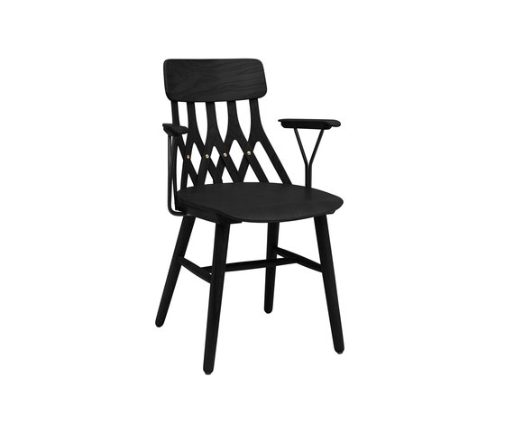 Y5 Armchair Ash Black | Chairs | Hans K