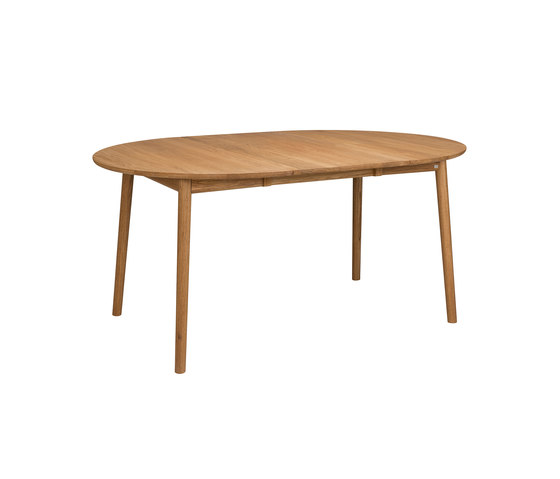 ZigZag table round 110(50)x110cm oak oiled | Tavoli pranzo | Hans K