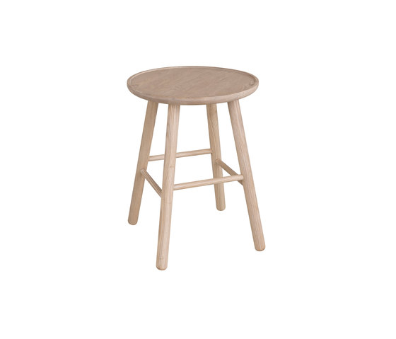 ZigZag stool 47cm ash blonde | Taburetes | Hans K