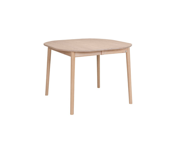 ZigZag table square 102(52)x102cm ash blonde | Tables de repas | Hans K
