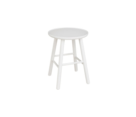 ZigZag stool 47cm white | Stools | Hans K