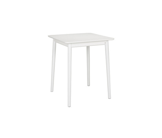 ZigZag table 75x75cm white | Tables de repas | Hans K