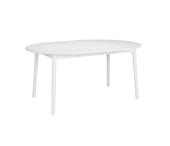 ZigZag table round 110(50)x110cm white | Mesas comedor | Hans K