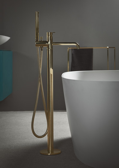 Code Floor-mounted bathtub mixer | Bath taps | Inbani