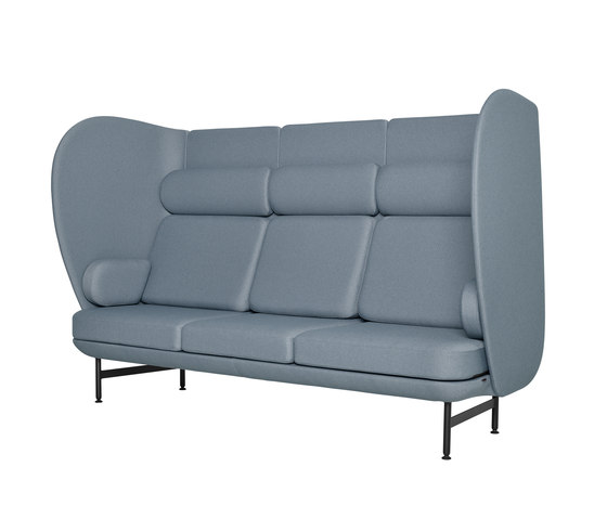 Plenum™ | Sofa | JH1003 | Textile | Black base | Canapés | Fritz Hansen