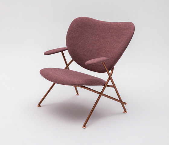 Calder Armchair with upholstered armrests | Armchairs | Comforty