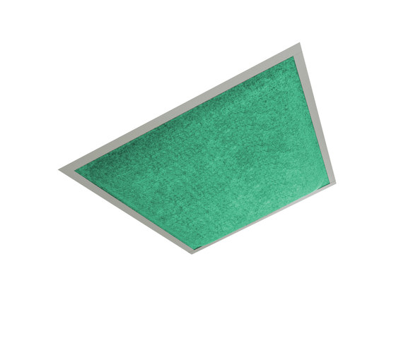 3D wall and ceiling absorber acoustic, 610 x 610 mm for insertion into existing ceilings system, grid dimension 625 x 625 | Sound absorbing objects | AOS