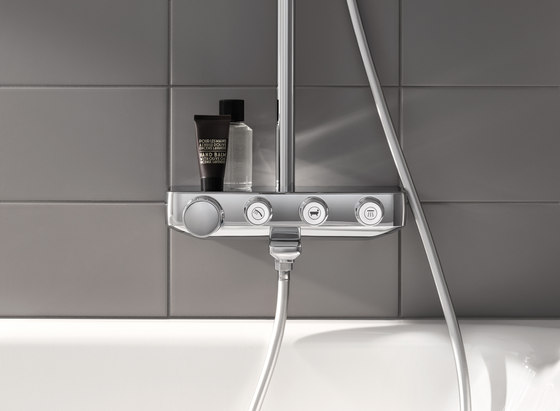 Euphoria SmartControl System 260 Mono Duschsystem mit Thermostat- Wannenbatterie für die Wandmontage | Duscharmaturen | GROHE