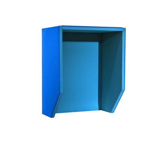 Wall Box 40 Ohne Steppung (Dachfläche immer ohne Steppung) Kantenausführung stoffbezogen innenliegend | Telefonkabinen | AOS