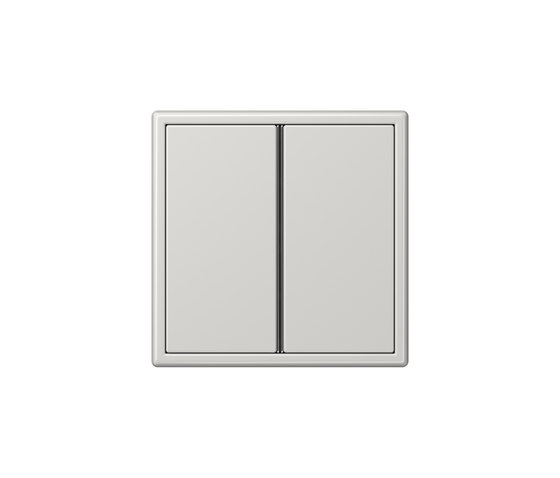 LS 990 | F40 push button light grey | Interrupteurs à bouton poussoir | JUNG