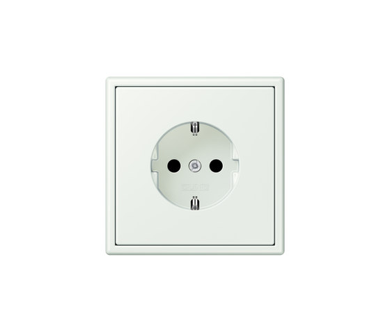LS 990 in Les Couleurs® Le Corbusier | socket 32024 outremer gris | Schuko sockets | JUNG