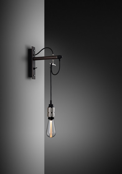Hooked wall | nude | Graphite | Steel | Wall lights | Buster + Punch