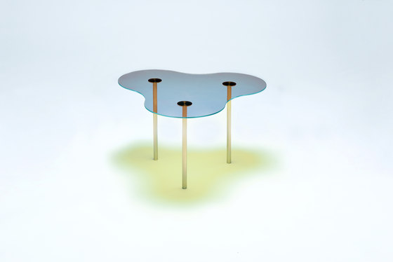 Camo A - Glass - Blue/Orange | Coffee tables | NEO/CRAFT