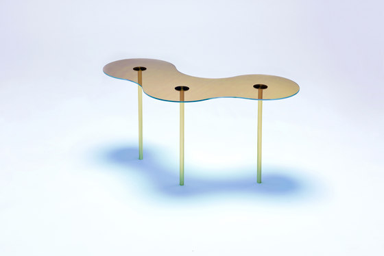 Camo B - Glass - Gold/Indigo | Coffee tables | NEO/CRAFT