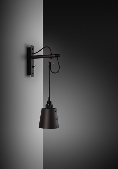 Hooked wall | small | Graphite | Smoked Bronze | Lampade parete | Buster + Punch