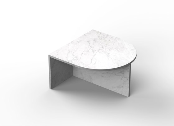 Fifty Oval - marble - Carrara | Mesas de centro | NEO/CRAFT