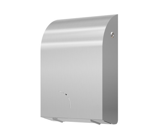SteelTec Toilettenpapierhalter 1 MAXI + Standard DESIGN | Toilettenpapierhalter | CONTI+