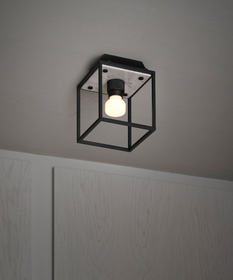 Caged Wall 1.0 Small | Polished White Marble | Wall lights | Buster + Punch