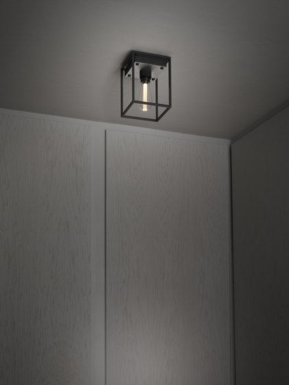 Caged Ceiling 1.0 Medium | Brushed Steel | Lampade plafoniere | Buster + Punch