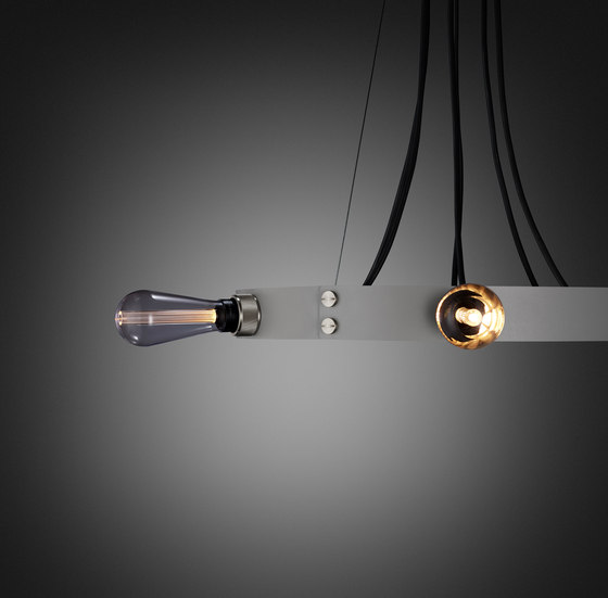 Hero Light | Stone | Steel | Suspended lights | Buster + Punch