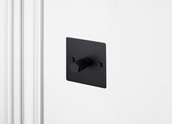 Dimmer Switches | 1G Black | Reguladores giratorios | Buster + Punch