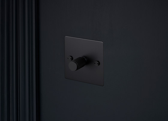 Dimmer Switches | 1G Black | Reguladores giratorios | Buster + Punch