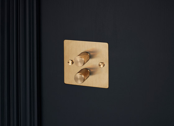 Dimmer Switches | 2G Brass | Drehdimmer | Buster + Punch