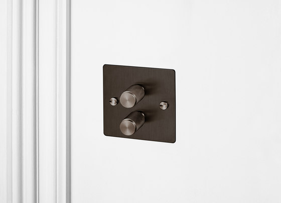 Dimmer Switches | 2G Smoked Bronze | Drehdimmer | Buster + Punch