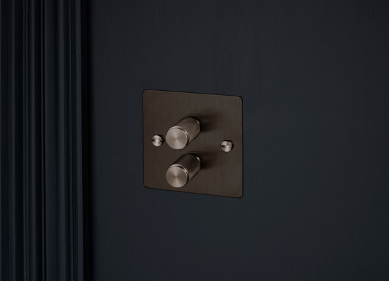 Dimmer Switches | 2G Smoked Bronze | Reguladores giratorios | Buster + Punch