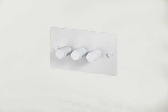 Dimmer Switches | 3G White | Rotary dimmers | Buster + Punch