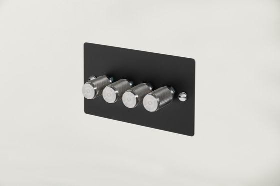 Dimmer Switches | 4G Black | Steel | Rotary dimmers | Buster + Punch
