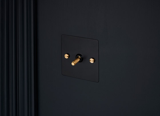 Toggle Switches | 1G Black | Brass | Kippschalter | Buster + Punch