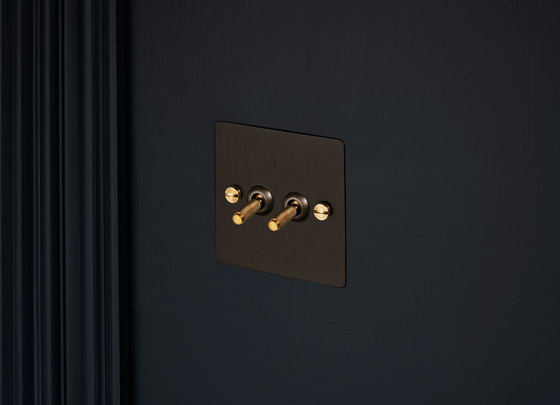 Toggle Switches | 2G Smoked Bronze | Brass | Toggle switches | Buster + Punch