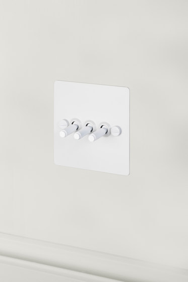 Toggle Switches | 3G White | Interrupteurs à levier | Buster + Punch