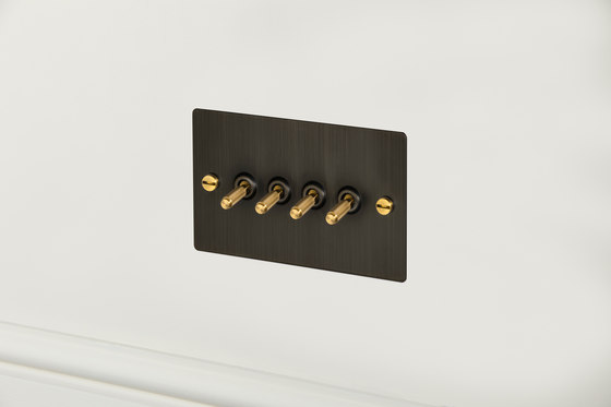 Toggle Switches | 4G Smoked Bronze | Brass | Kippschalter | Buster + Punch