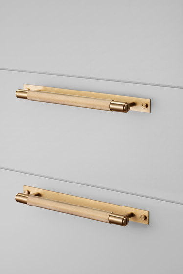 Pull Bar | Plate | Brass | Cabinet handles | Buster + Punch
