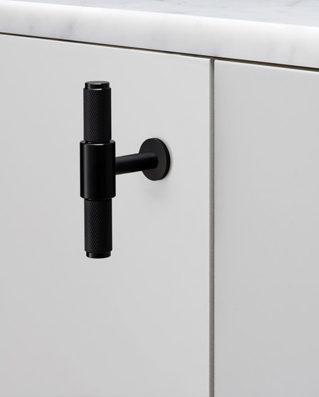 T Bar | Nude | Smoked Black | Cabinet handles | Buster + Punch