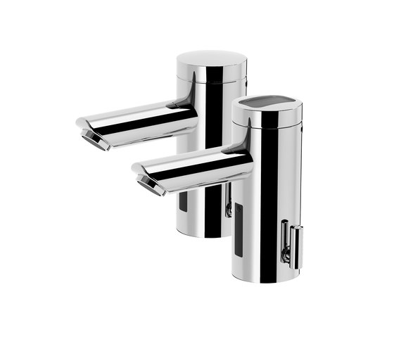Lino lavatory faucet L10, with IR-Sensor, with mixing | Wash basin taps | CONTI+